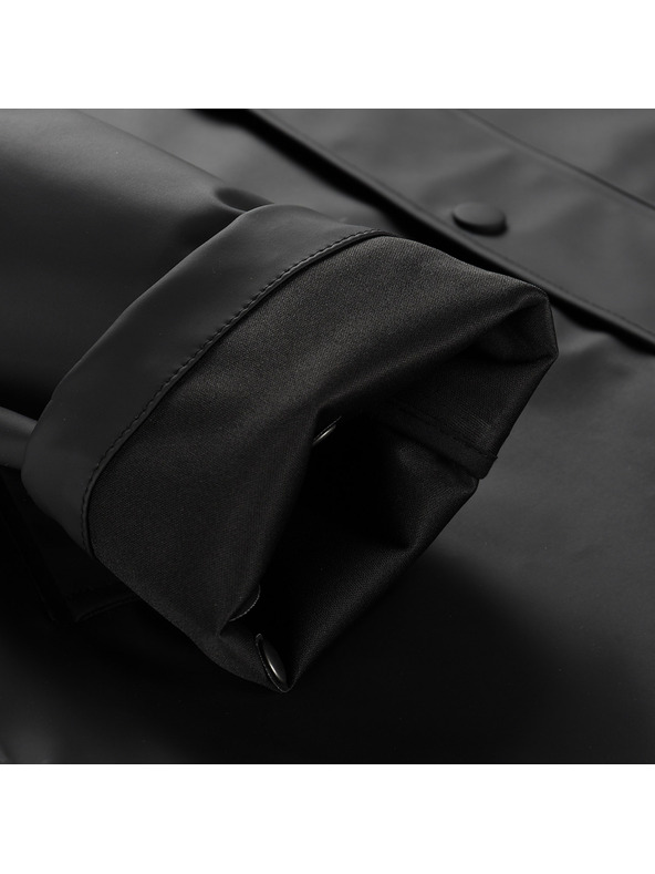 ALPINE PRO Kabát do dažďa a na bicykel pre mužov a ženy s wr ALPINE PRO REINE dk.true gray