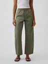 GAP Nohavice khaki High Rise Easy Barrel GAP
