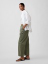 GAP Nohavice khaki High Rise Easy Barrel GAP