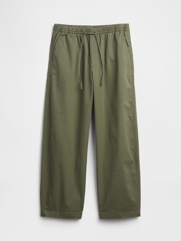 GAP Nohavice khaki High Rise Easy Barrel GAP