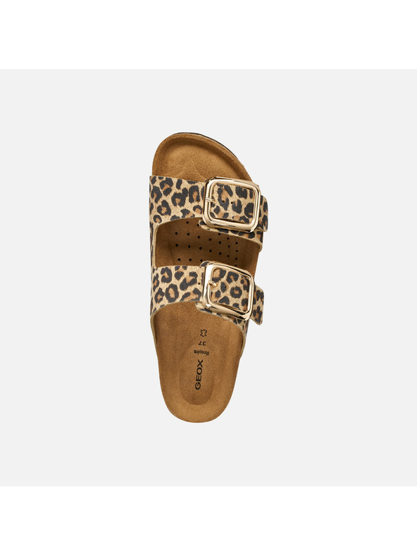 Geox Béžové dámske šľapky Geox Brionia R