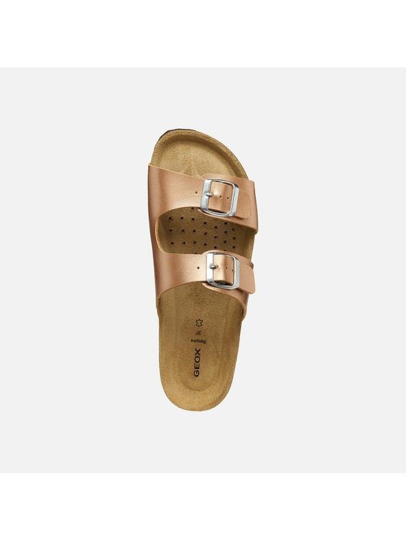 Geox Svetlohnedé dámske sandále Geox Brionia