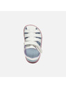 Geox Biele dievčenské sandále Geox Sandal Fusbetto
