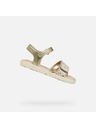 Geox Zlaté dievčenské sandále Geox Sandal Haiti