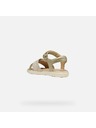 Geox Zlaté dievčenské sandále Geox Sandal Haiti