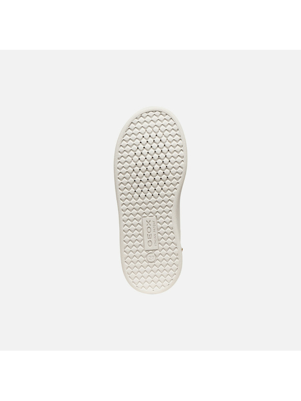 Geox Biele dievčenské tenisky Geox Eclyper