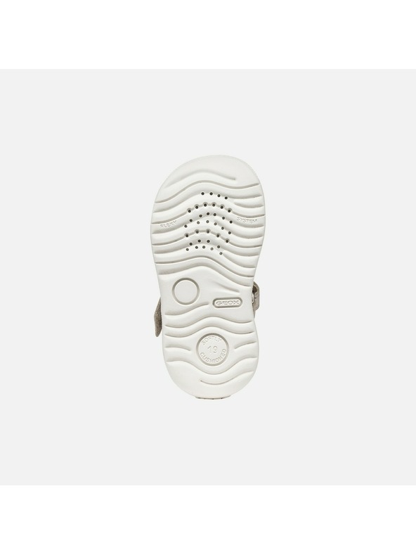 Geox Sivé dievčenské sandále na prvé krôčky Geox Sandal Macchia