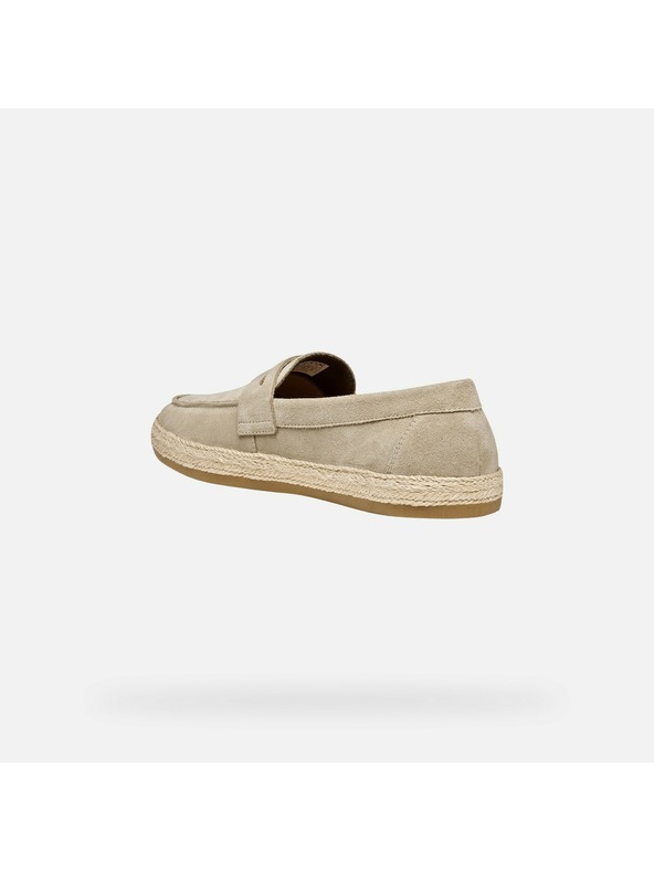 Geox Béžové pánske mokasíny Geox Pantelleria