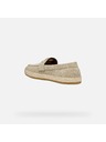 Geox Béžové pánske mokasíny Geox Pantelleria