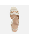 Geox Krémové dámske sandále Geox New Eraklia 50