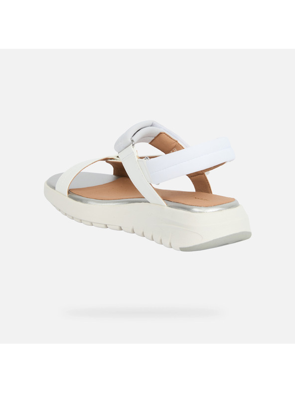Geox Biele dámske sandále Geox Flextride S