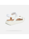 Geox Biele dámske sandále Geox Flextride S
