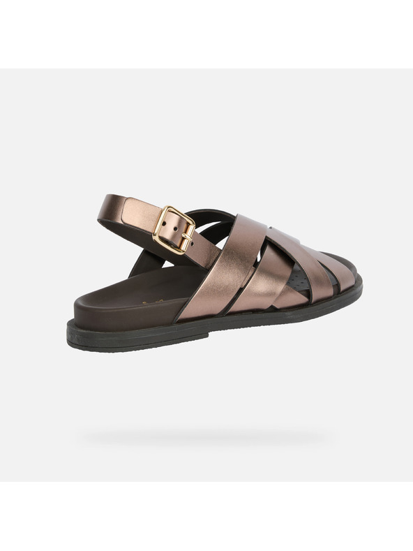 Geox Hnedé dámske sandále Geox Adelash