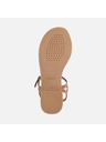 Geox Hnedé dámske sandále Geox Maddalusiac