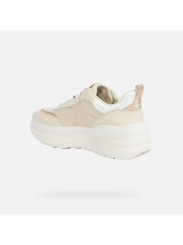 Geox Krémové dámske tenisky Geox Xtros