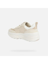 Geox Krémové dámske tenisky Geox Xtros