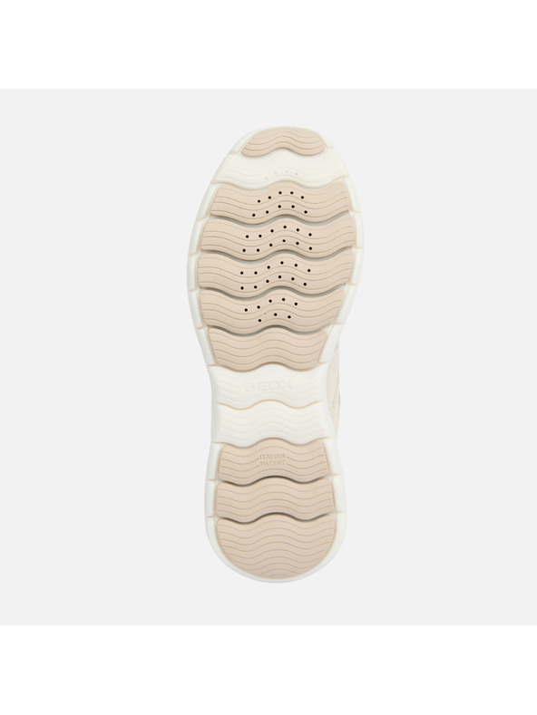 Geox Krémové dámske tenisky Geox Xtros