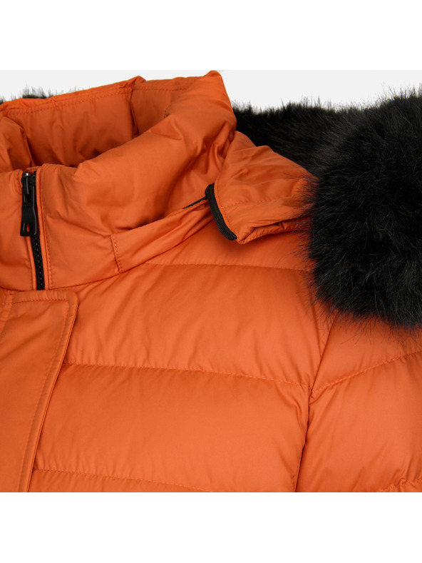 Geox Oranžová dámska páperová bunda Geox Catria