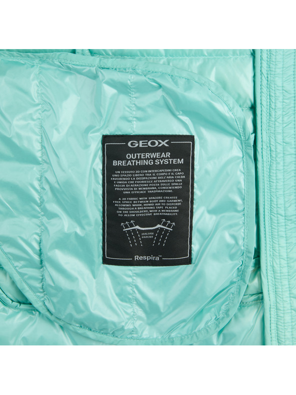 Geox Tyrkysová dámska vesta Geox Jaysen