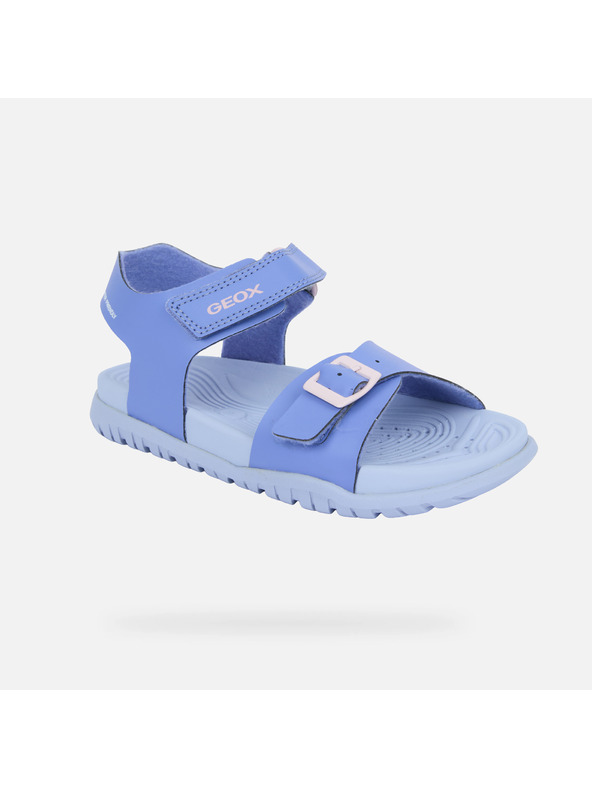 Geox Fialové dievčenské sandále Geox Fusbetto