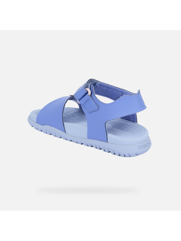 Geox Fialové dievčenské sandále Geox Fusbetto