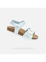 Geox Tyrkysové dievčenské sandále Geox Chalki