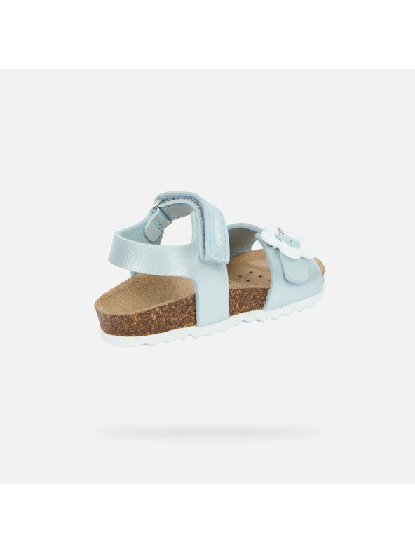 Geox Tyrkysové dievčenské sandále Geox Chalki