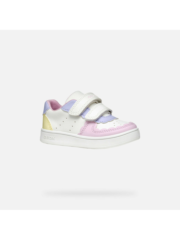 Geox Biele dievčenské tenisky Geox Eclyper