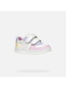 Geox Biele dievčenské tenisky Geox Eclyper