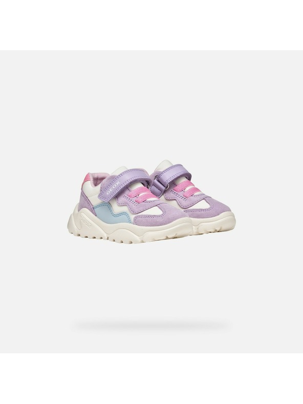 Geox Biele dievčenské tenisky Geox Ciufciuf