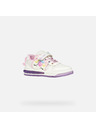 Geox Biele dievčenské tenisky Geox Sketlite