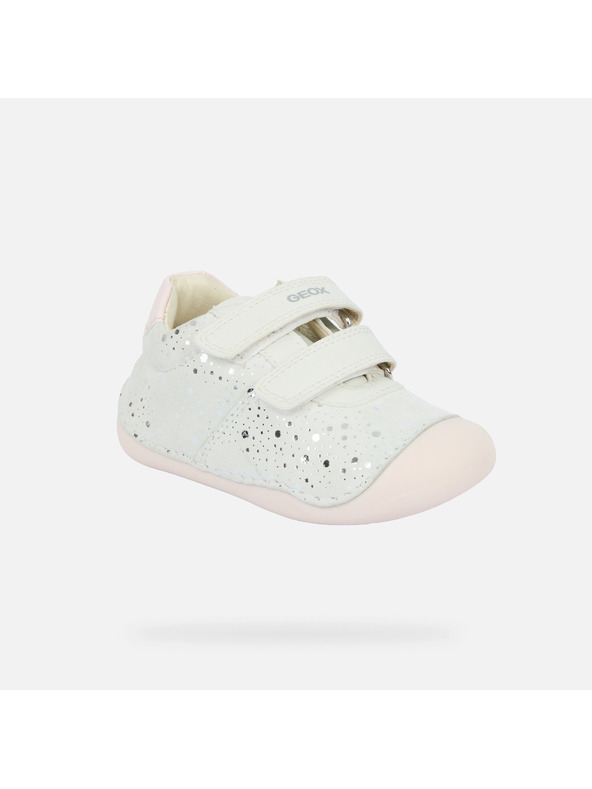 Geox Biele dievčenské tenisky Geox Tutim