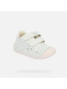 Geox Biele dievčenské tenisky Geox Tutim