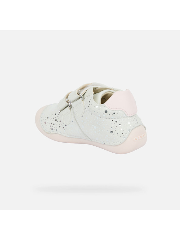 Geox Biele dievčenské tenisky Geox Tutim
