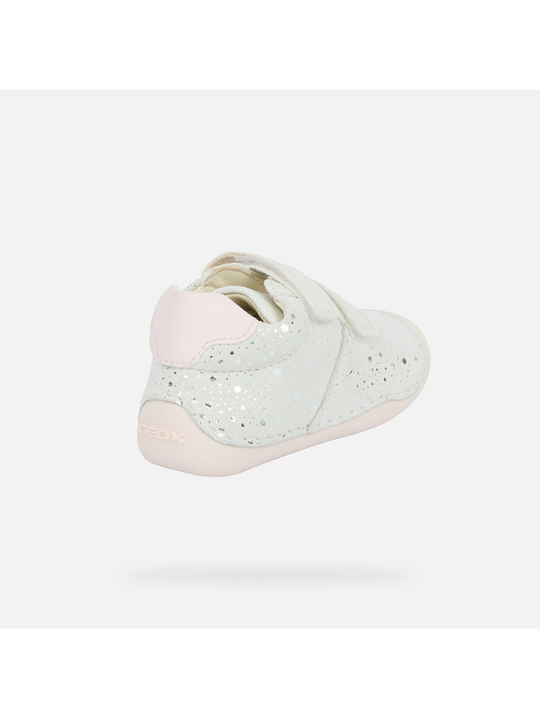Geox Biele dievčenské tenisky Geox Tutim