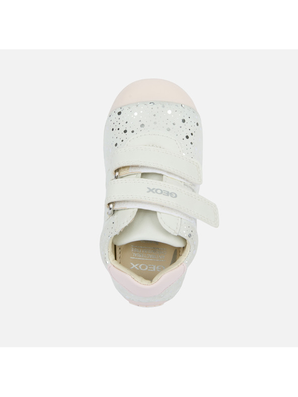 Geox Biele dievčenské tenisky Geox Tutim