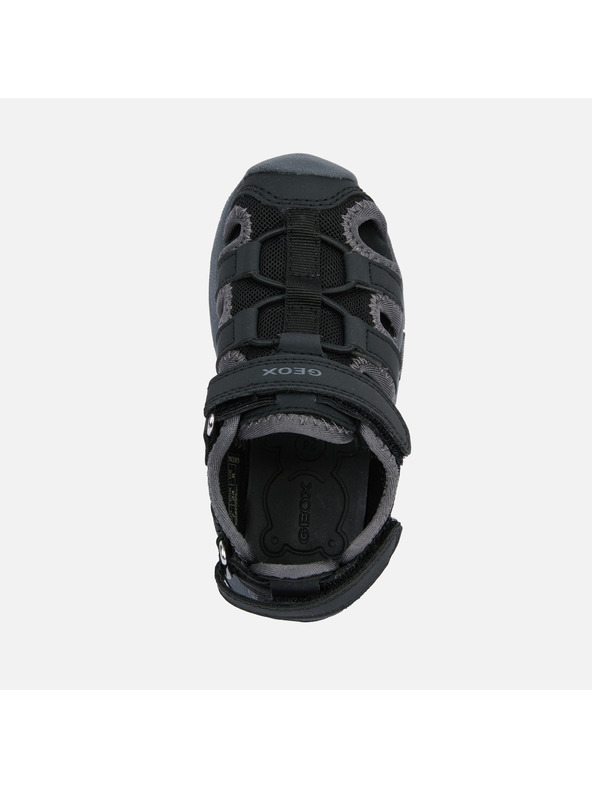 Geox Čierne chlapčenské sandále Geox Multy