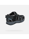 Geox Čierne chlapčenské sandále Geox Multy