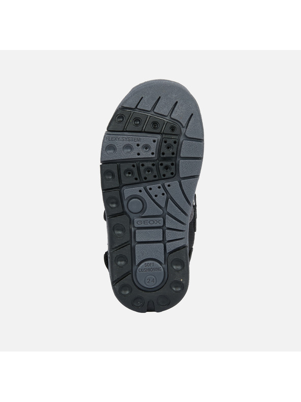 Geox Čierne chlapčenské sandále Geox Multy