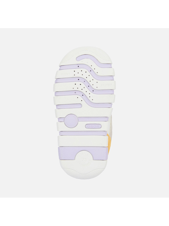 Geox Béžové dievčenské barefoot tenisky na prvé krôčky Geox Iupidoo