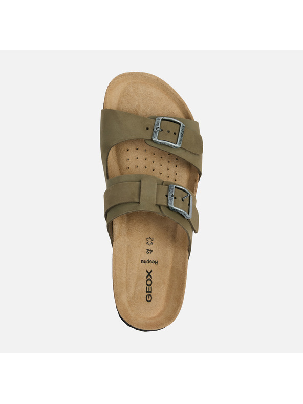 Geox Khaki pánske papuče Geox Ghita