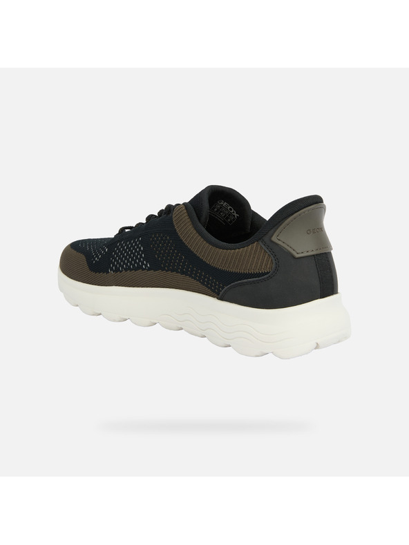 Geox Čierne pánske tenisky Geox Spherica Plus Fast in