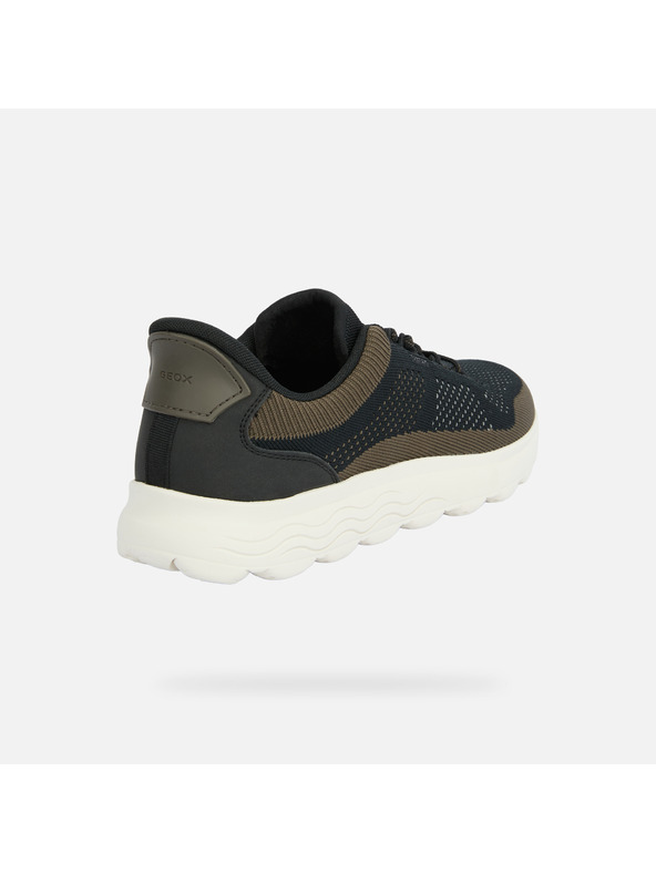 Geox Čierne pánske tenisky Geox Spherica Plus Fast in
