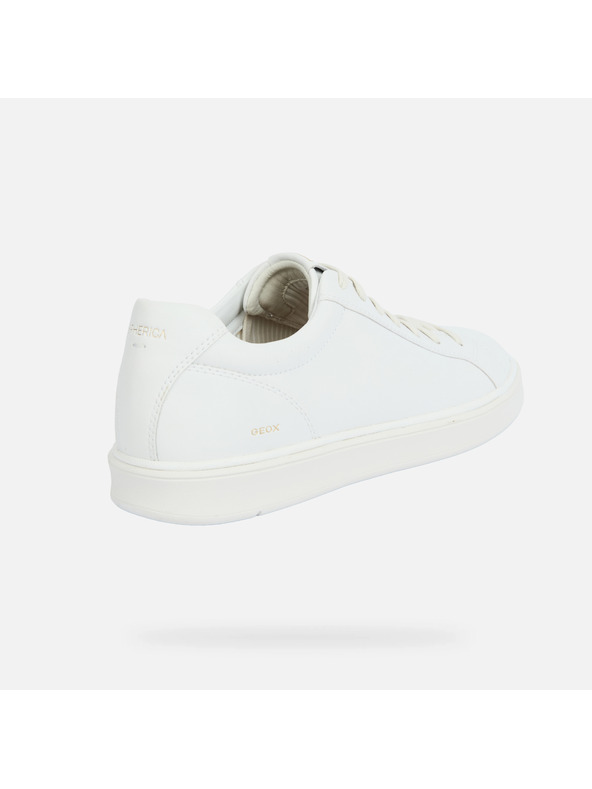 Geox Biele pánske tenisky Geox Spherica Actif X4