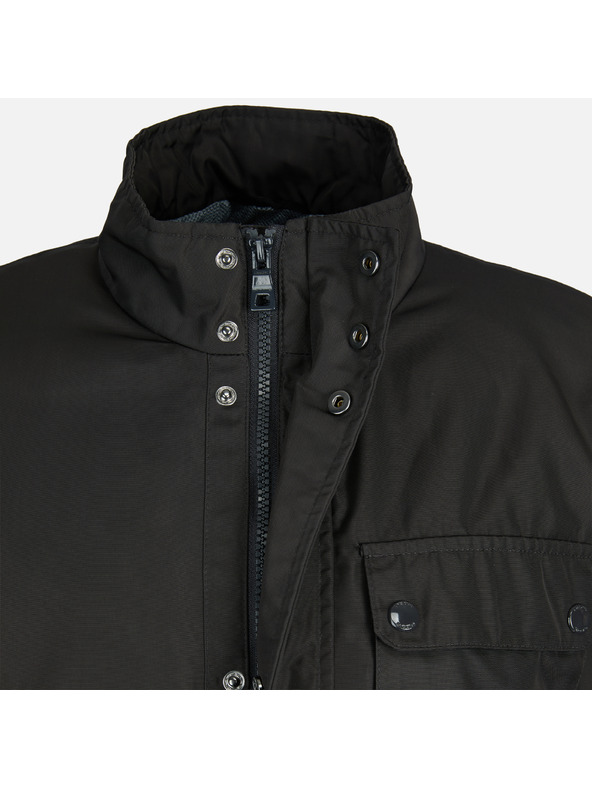 Geox Čierna pánska bunda Geox Avola