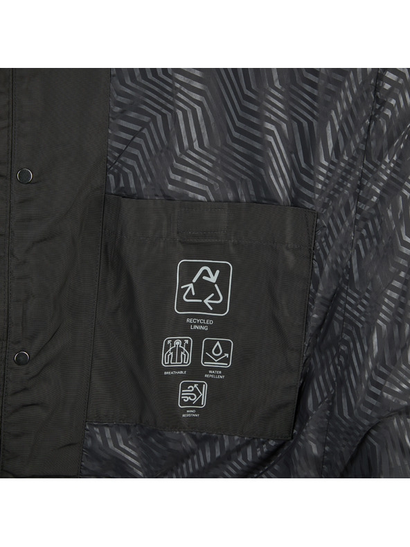 Geox Čierna pánska bunda Geox Avola