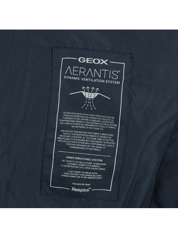 Geox Čierna pánska bunda Geox Avola