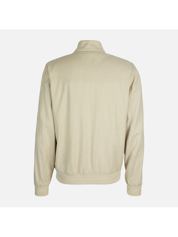 Geox Béžový pánsky bomber Geox Recanati