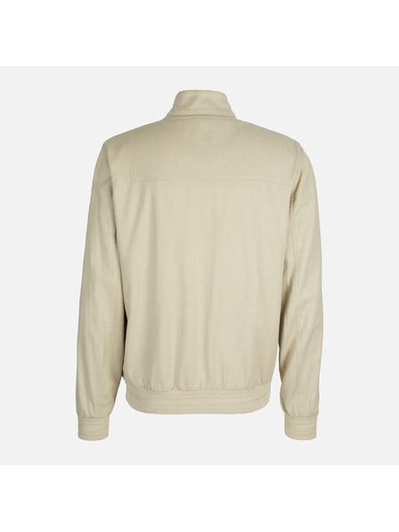 Geox Béžový pánsky bomber Geox Recanati