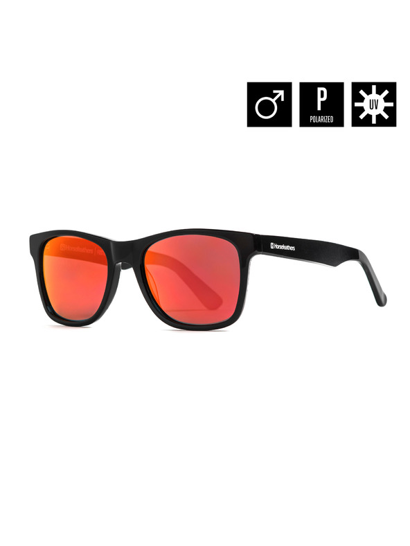 Horsefeathers Slnečné okuliare Foster - gloss black/mirror red